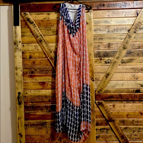 DVF Silk Maxi dress size 4 - Picture 2 of 12